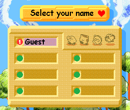 Name select